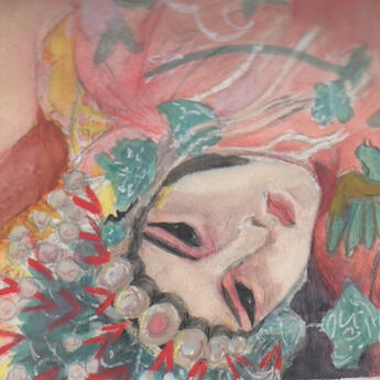 Farewell My Concubine - Gouache